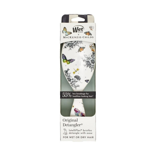 Wet Brush X MacKenzie Childs OG Detangler Hair Brush - Butterfly Toile: for All Hair Types, Nylon Bristles