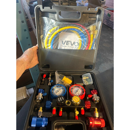 VEVOR 4-Way AC Manifold Gauge Set, New/ Like New