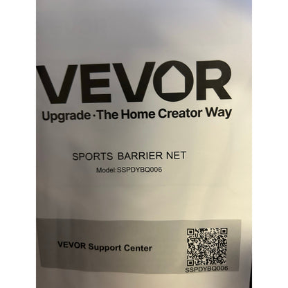 VEVOR 20 × 10 ft Sports Barrier Backstop Net – Sealed Box