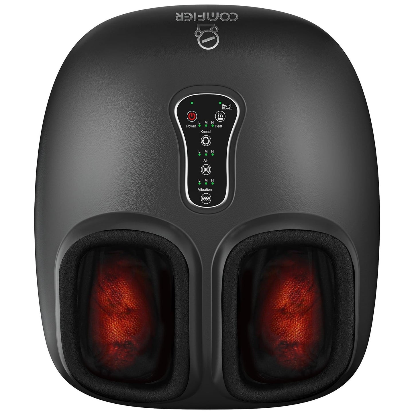 Shiatsu Foot Massager w/ Heat, Deep Kneading, Fits Up to Men’s 13