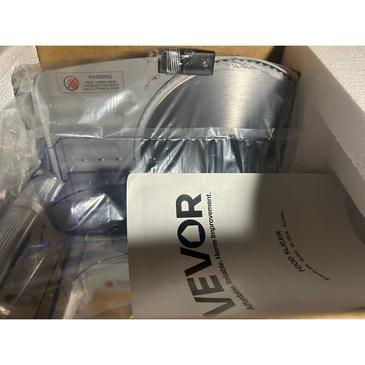 VEVOR Electric Food & Meat Slicer – 200W Adjustable Countertop Slicer