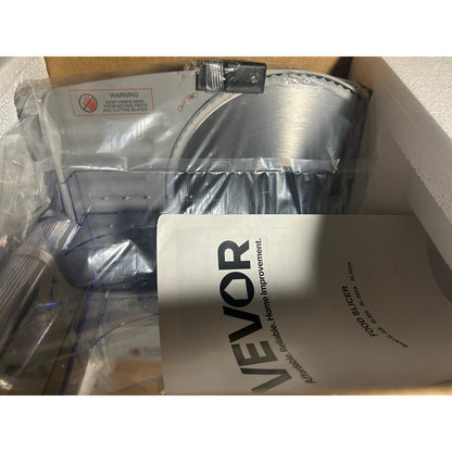 VEVOR Electric Food & Meat Slicer – 200W Adjustable Countertop Slicer