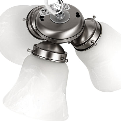 VEVOR Ceiling Fan Light Kit 3-Light 3000K 750lm Pull Chain Replacement