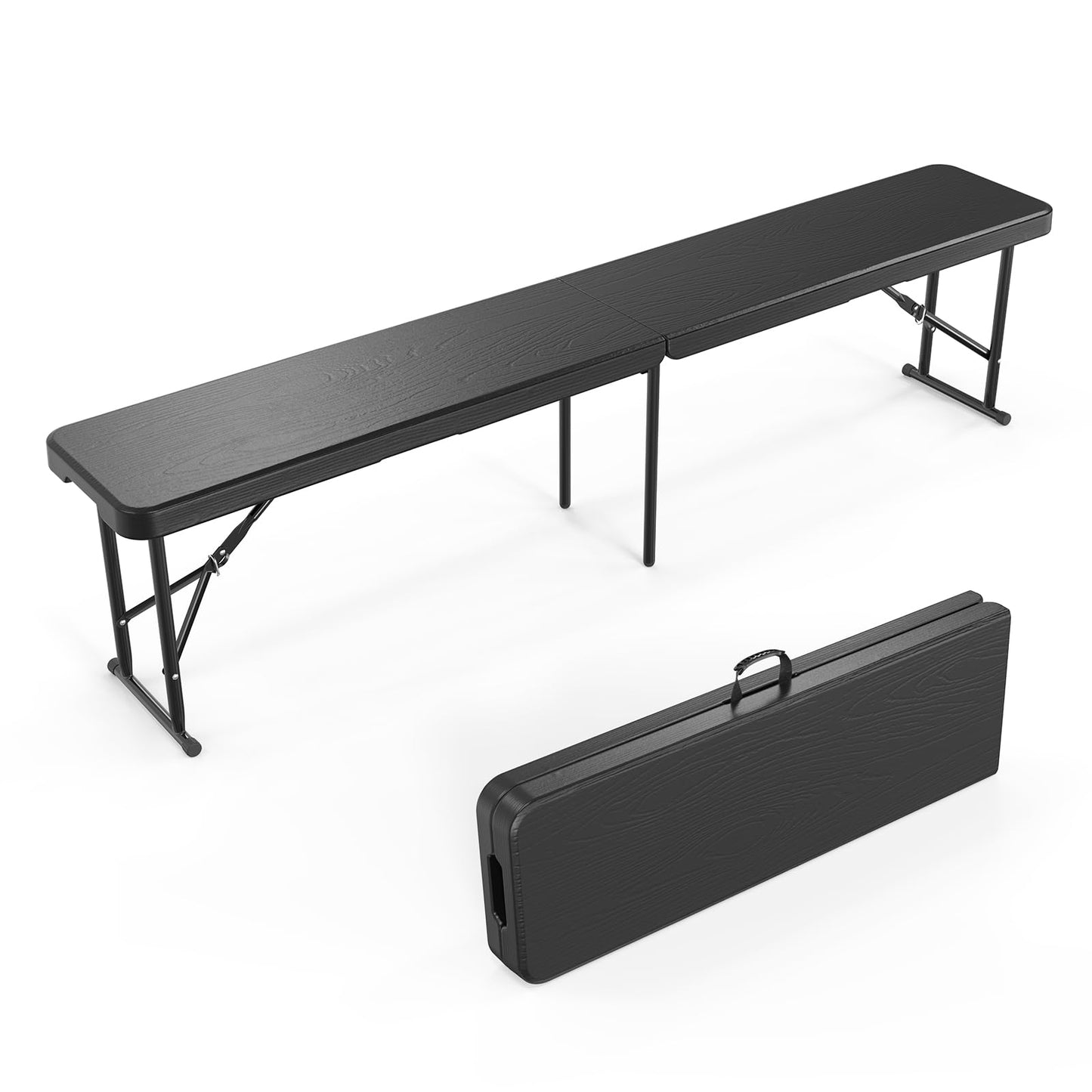 6-Foot Foldable Plastic Utility Bench – Indoor/Outdoor, New in box