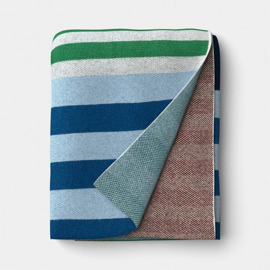 NWT Recycled fabric, Multi- Color Stripe Throw Blanket - Room Essentials™