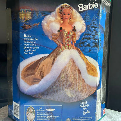 1994 Happy Holidays (Green Eye Variant) Special Edition Doll, NIB, 32 Years old