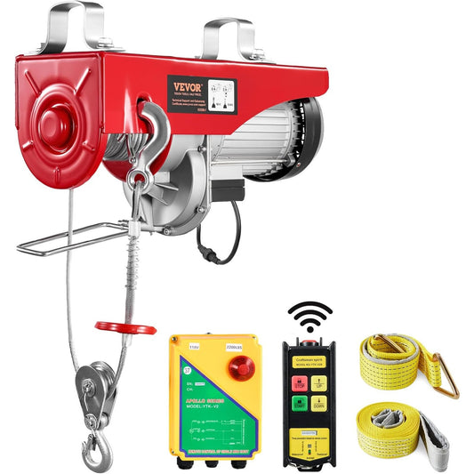 New 2200 lb Electric Hoist with Wireless Remote 110V