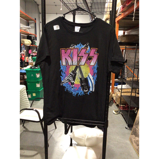 KISS Graphic Band Tee – Size XL / Black / Soft Ring-Spun Cotton