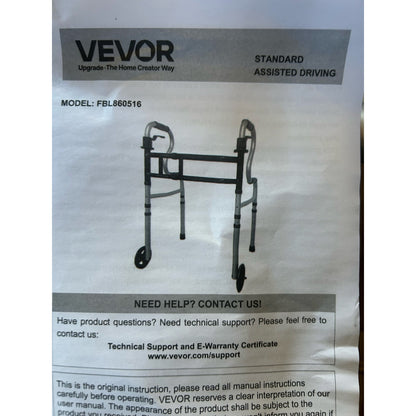 3-in-1 Stand-Assist Folding Walker – Like New in Box
