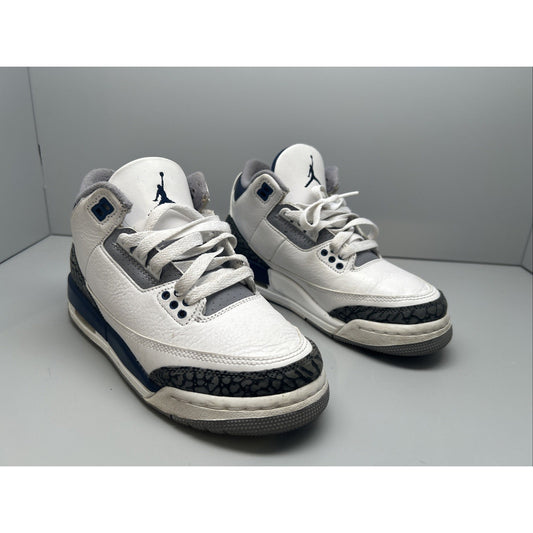 Size 4.5y - Air Jordan 3 Retro Midnight Navy