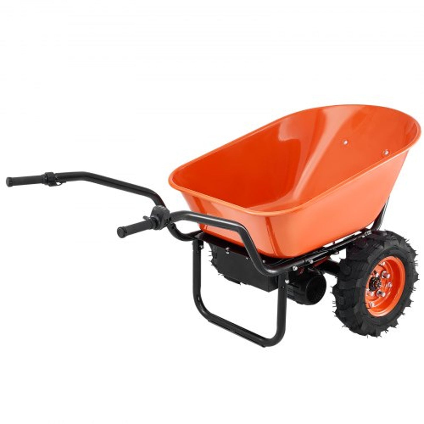 VEVOR 500W Electric 2-Wheel Dump Cart, 4.5 Cu. Ft. Capacity- Brand New
