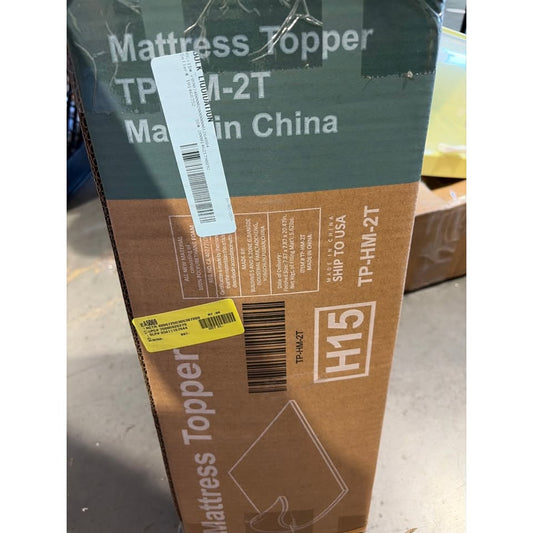Twin size 2 inch mattress topper