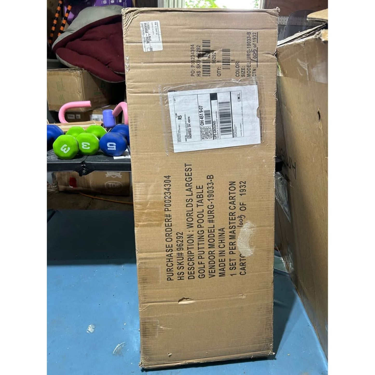 World’s Largest Golf Putting Pool Table — Brand New in Box