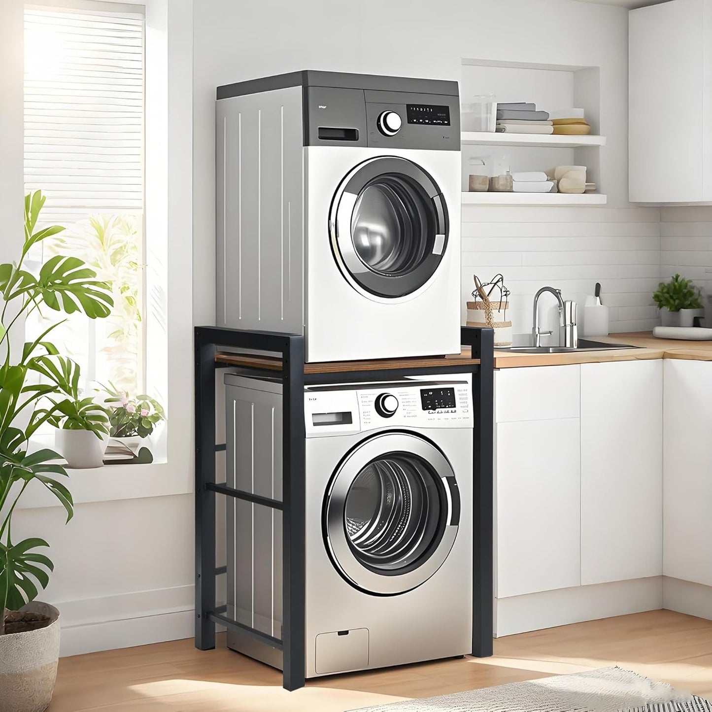 Heavy Duty Washer/Dryer Stacking Stand Rack-661lb Capacity (Brand New)