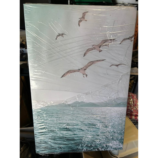 2-Piece Coastal Canvas Set – Brand New