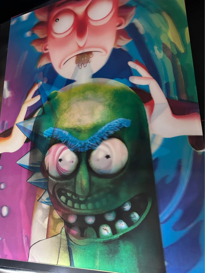 Holographic Posters 16"x9" – Kobe, Jordan, LeBron, Ali, Rick & Morty & More