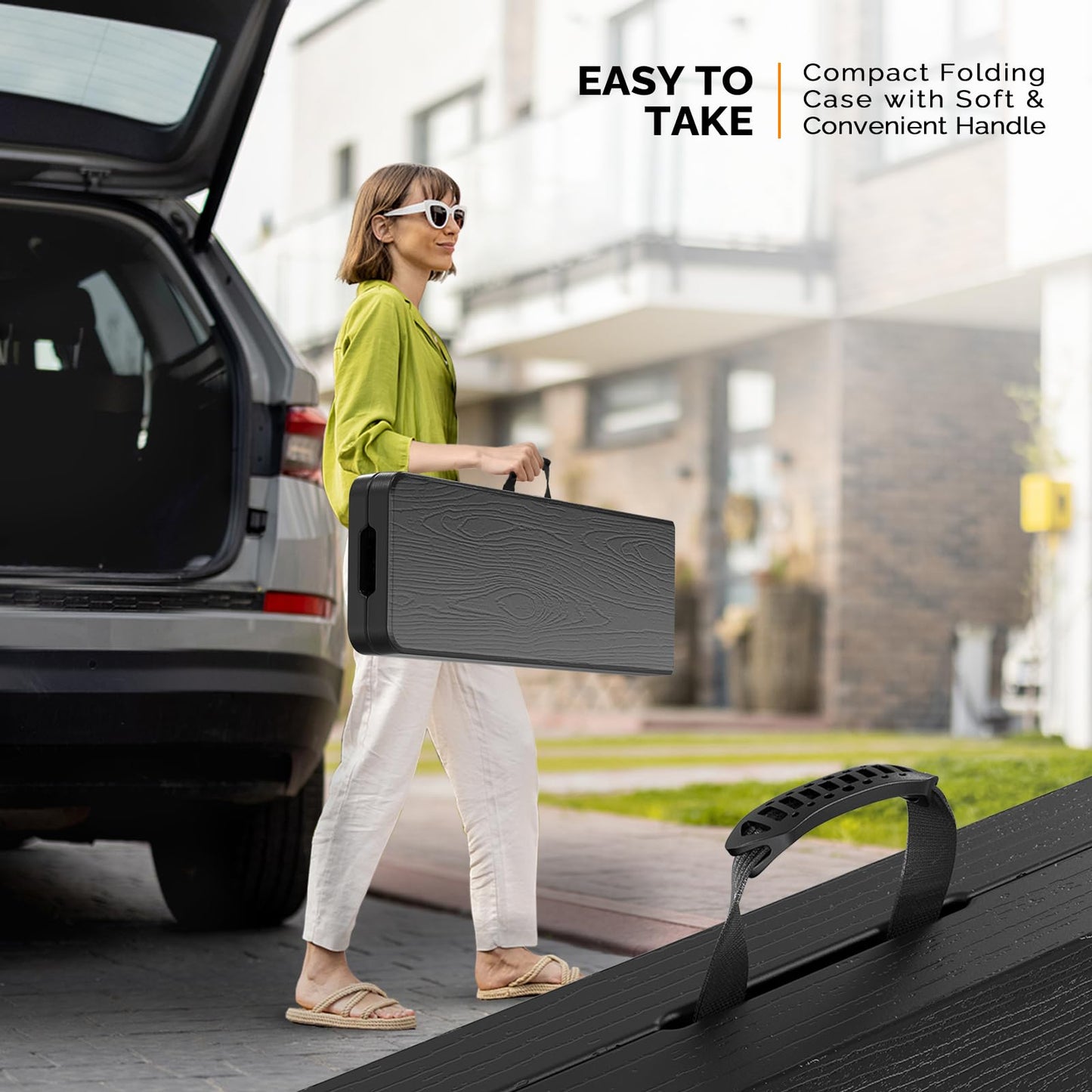 6-Foot Foldable Plastic Utility Bench – Indoor/Outdoor, New in box