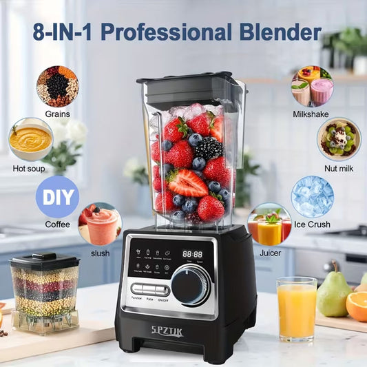 Professional 25,000 RPM High Speed Blender and Grinder Combo
