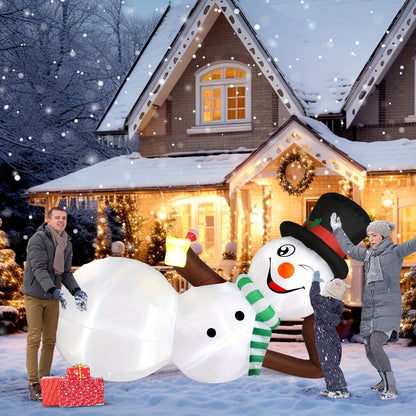 LED Inflatable Snowman 6ft Holiday Yard Decoration