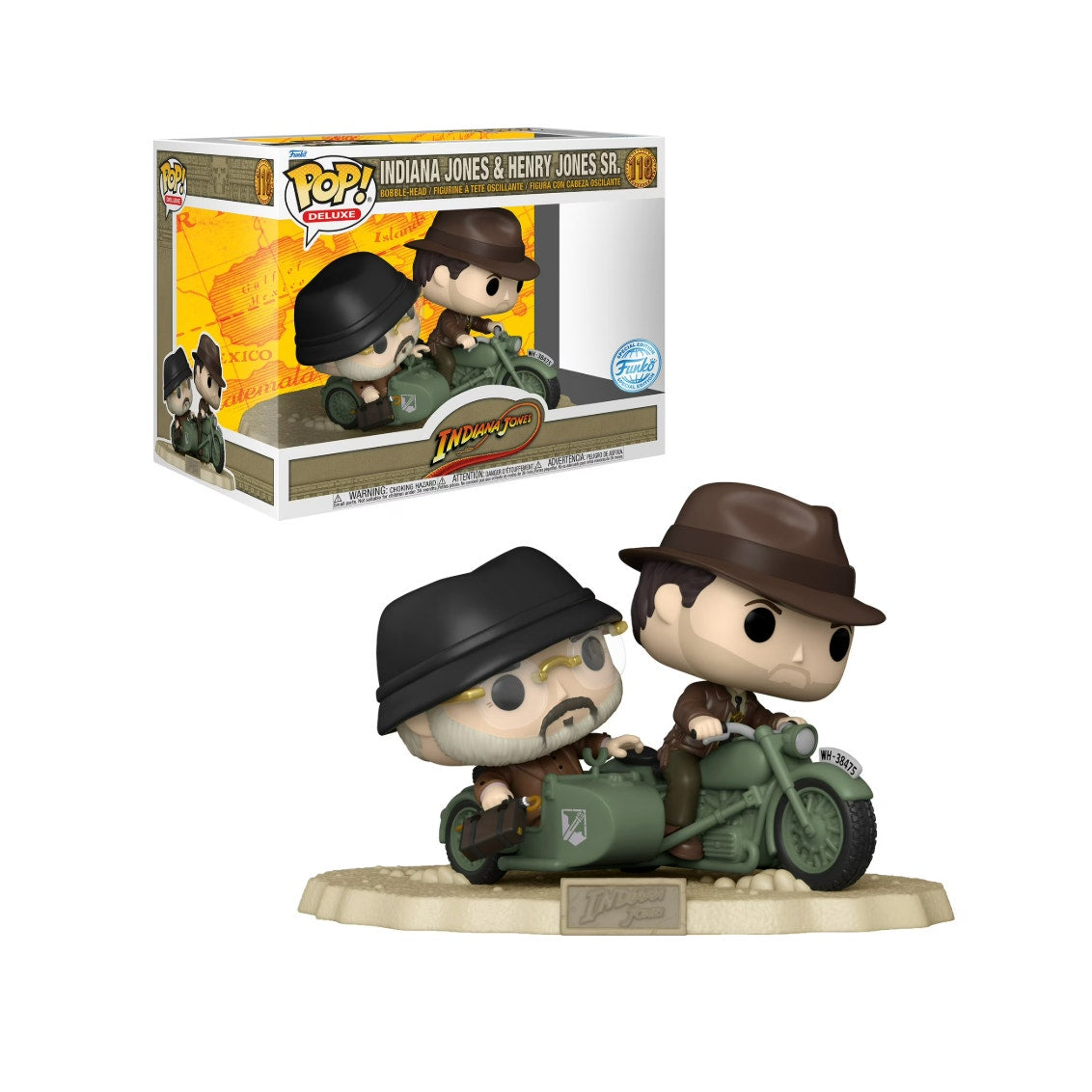 Indiana Jones Funko Pop Ride Indy & Henry Jones Sr Figure NIB