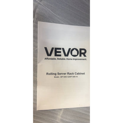 VEVOR 12U Rolling Server & AV Equipment Rack – New in Box