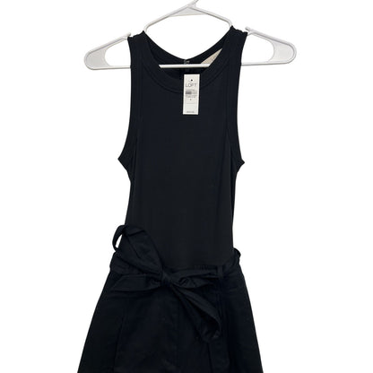 Ann Taylor LOFT Black Wide Leg Sleeveless Jumpsuit Tie Waist NWT Size 6