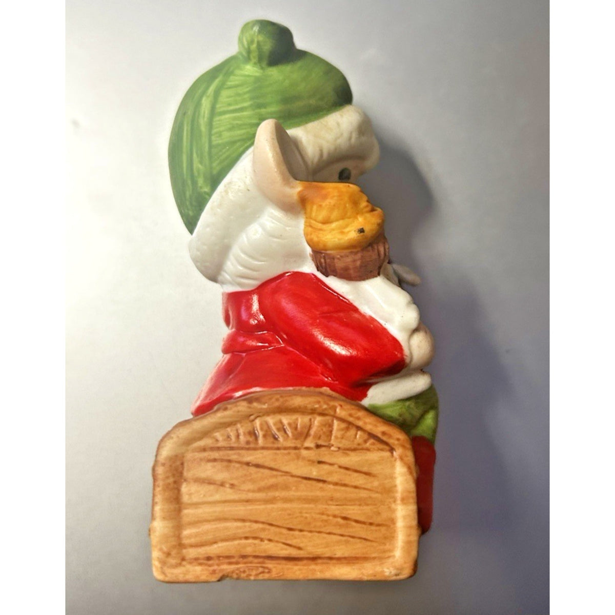 Vintage 1980’s Homco Christmas Elf Figurine 5406 Santas Helper