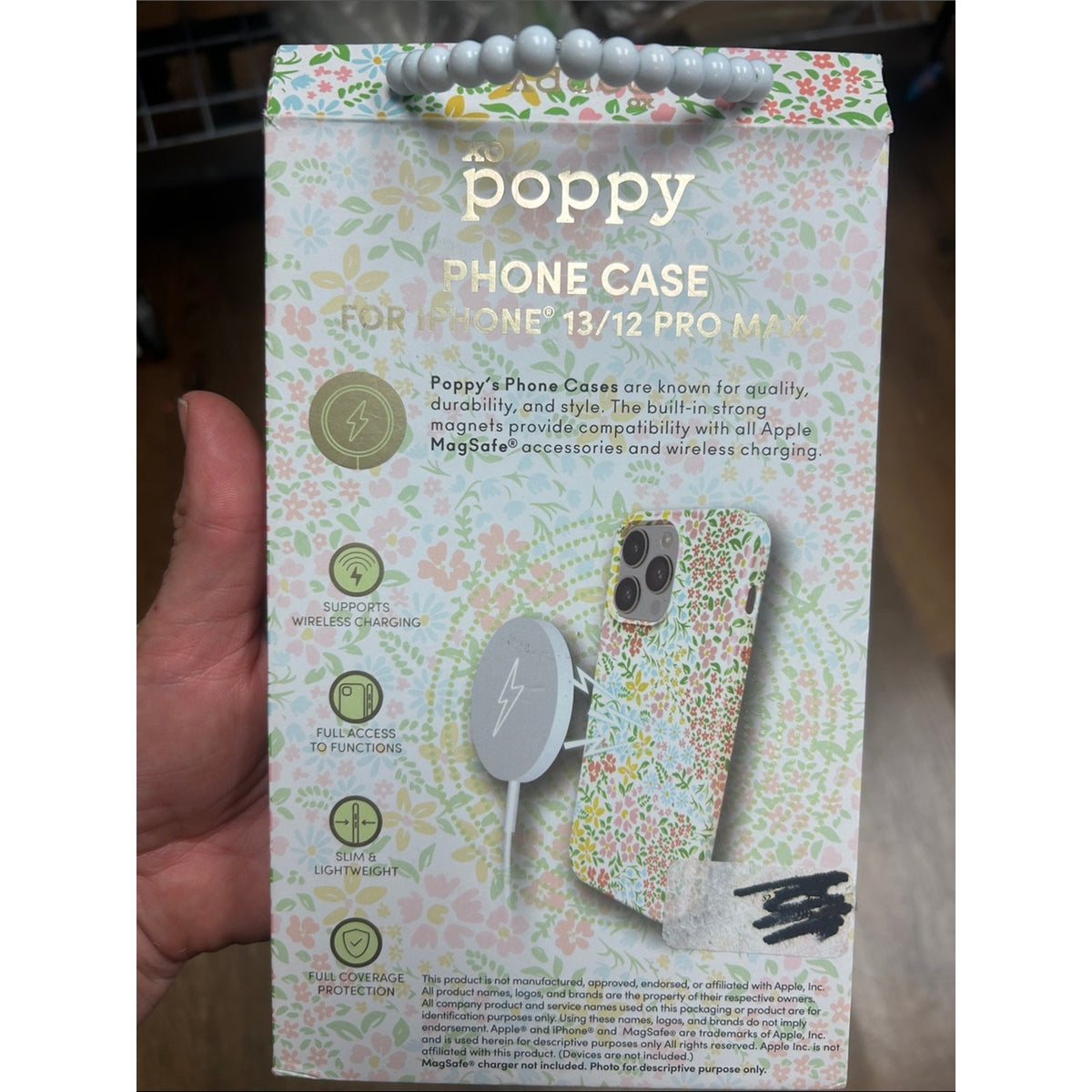 Poppy Floral MagSafe Case for Iphone 12/13 Pro max