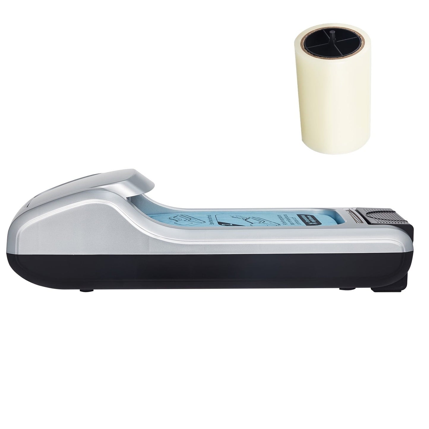 Automatic Shoe Cover Dispenser, Hands-Free with 600 Covers (Silver)