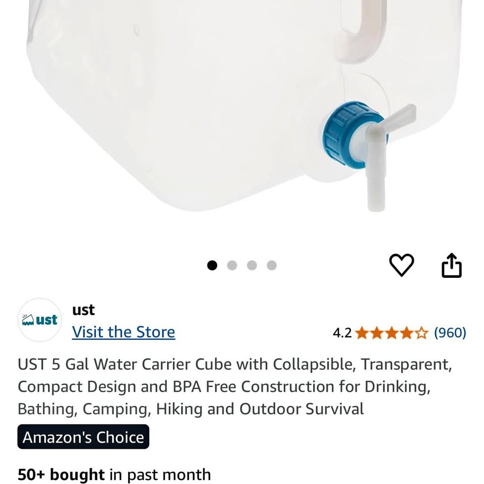 5 Gallon Collapsable Jugs (2-Pack)