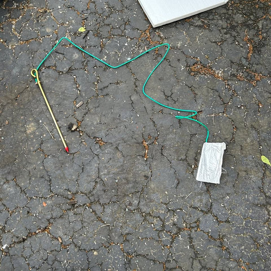 A16 Groound Rod With 6.5 Wire - Zinc