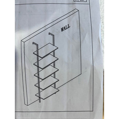NEW Modern 5 Shelf Bookcase / Display Shelf