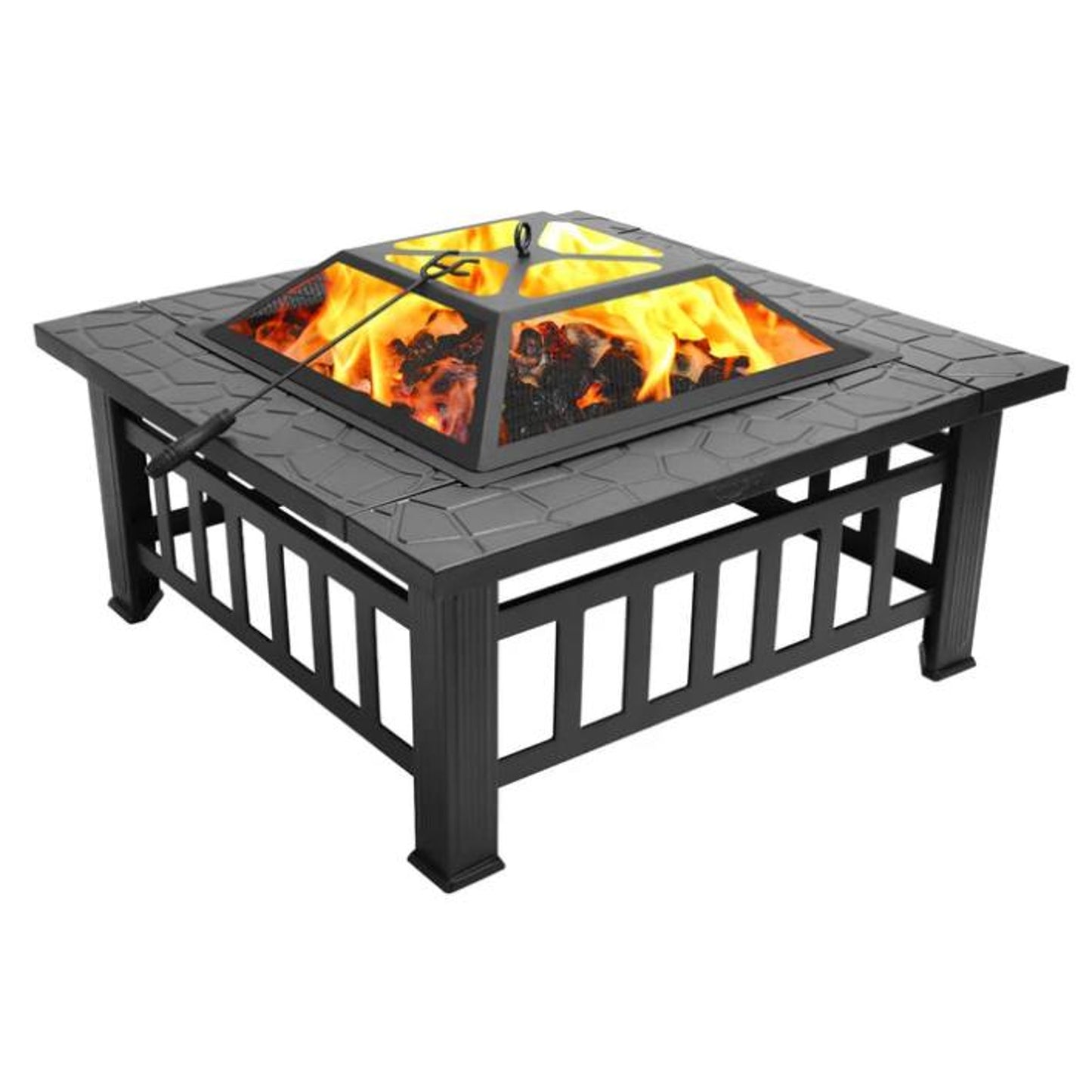 32″ Square Backyard Fire Pit — New in box