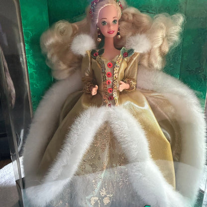 1994 Happy Holidays (Green Eye Variant) Special Edition Doll, NIB, 32 Years old