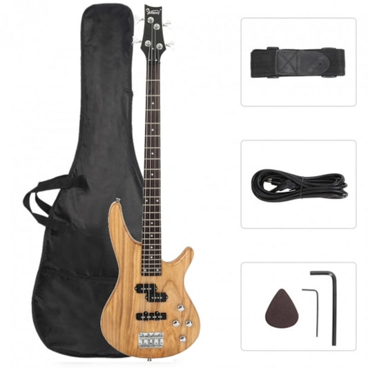 Glarry GJazz Electric Bass Guitar – 4-String, New in Box