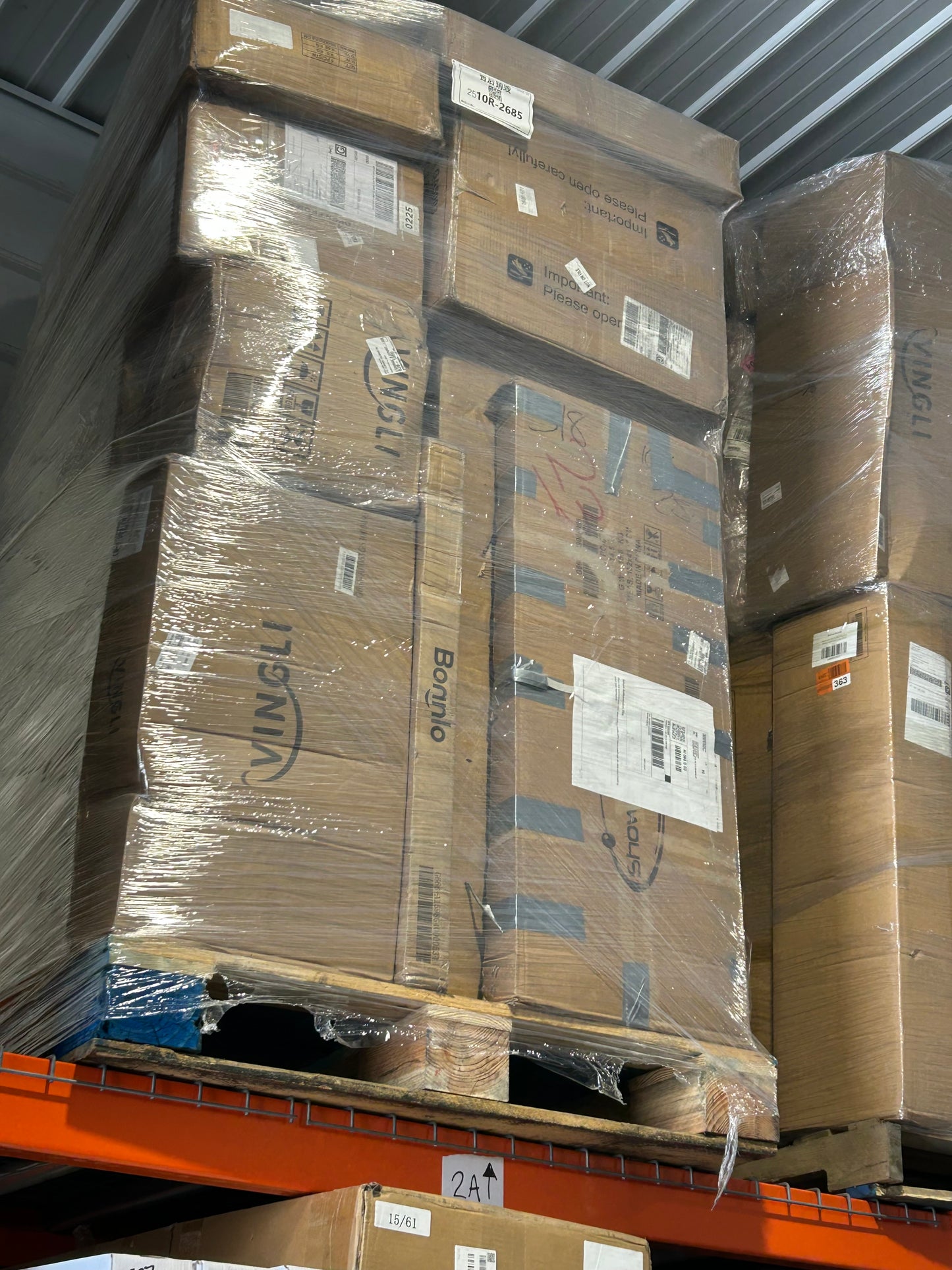 Full Size Undeliverables Pallet – Large Boxed Products