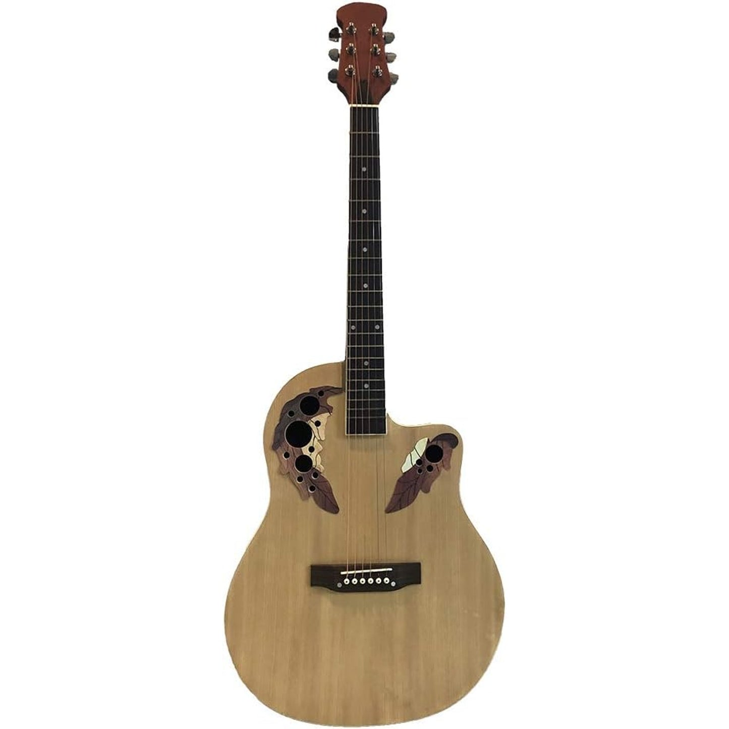 41” Cutaway Acoustic Guitar w/ Spruce Top + Carry Bag & Wrench (Brand New)