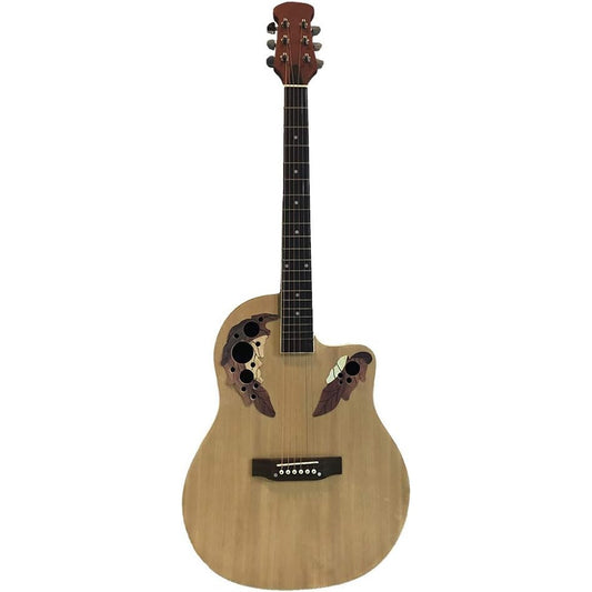 41” Cutaway Acoustic Guitar w/ Spruce Top + Carry Bag & Wrench (Brand New)