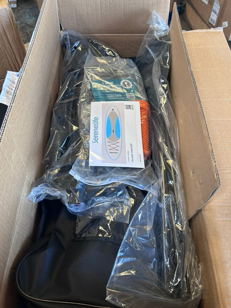 New 10' Inflatable SUP Board with Non-Slip Deck & Accessories