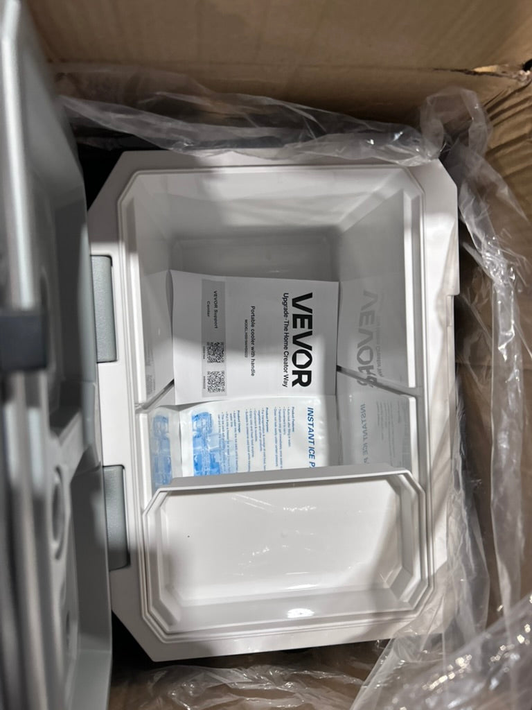 New 24 Q Hard Cooler, 48 Hr Insulated Ice Chest w/ Heavy-Duty Handle