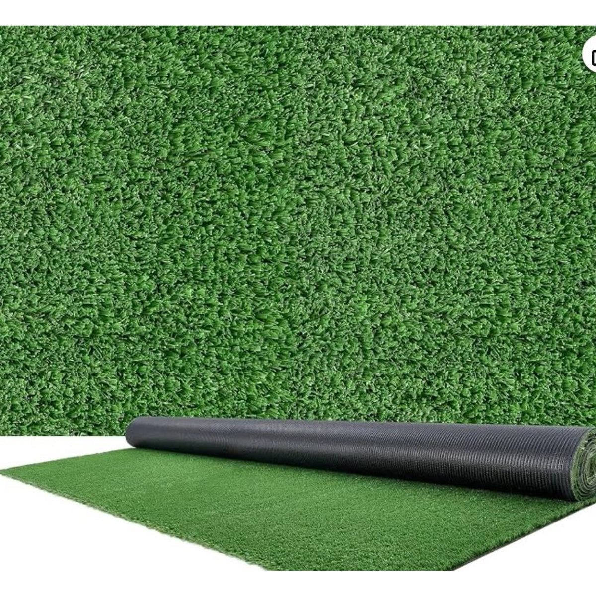 VEVOR Artificial Grass Turf Roll – 12 × 7 ft, Green