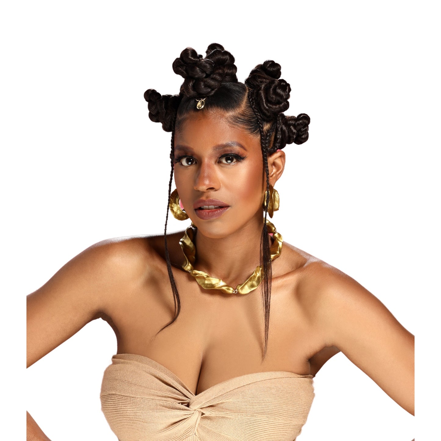 54" Pre-Extended Synthetic Braiding Hair – Chocolate Brown, Tangle-Free, Itch-Free