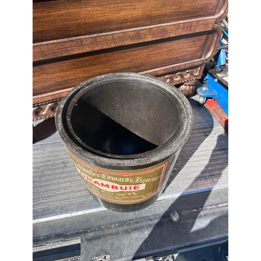 Vintage Drambuie 26.5” Bottle-Shaped Pub Advertising Cooler Ice Bucket
