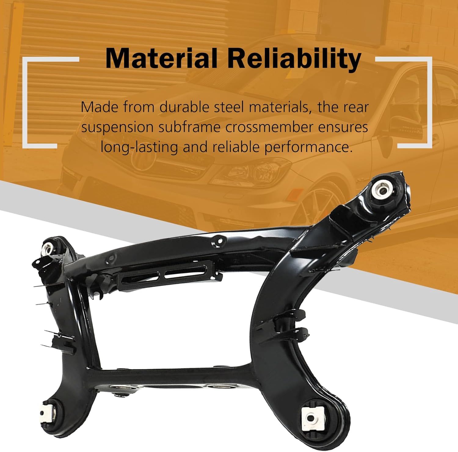 Premium Rear Suspension Subframe Crossmember for Mercedes Benz W204 C-Class 2008-2014