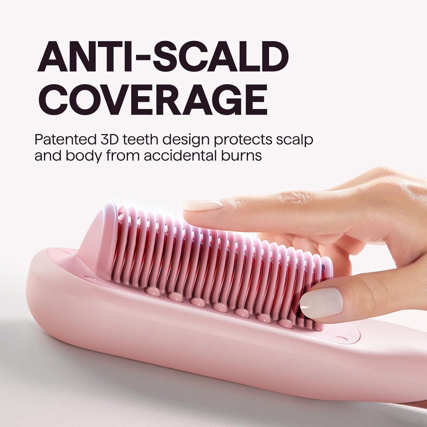 Wavytalk Pro Steamline 3-in-1 Hair Straightener Brush: Fast, Hydrating, Frizz-Free