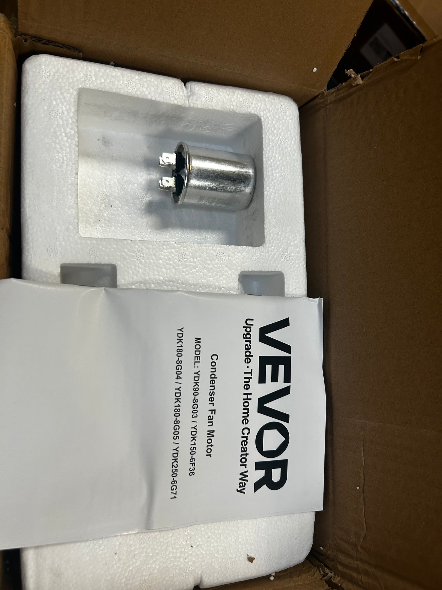 Condenser Fan Motor 1/8HP 825RPM 208-230V With Capacitor