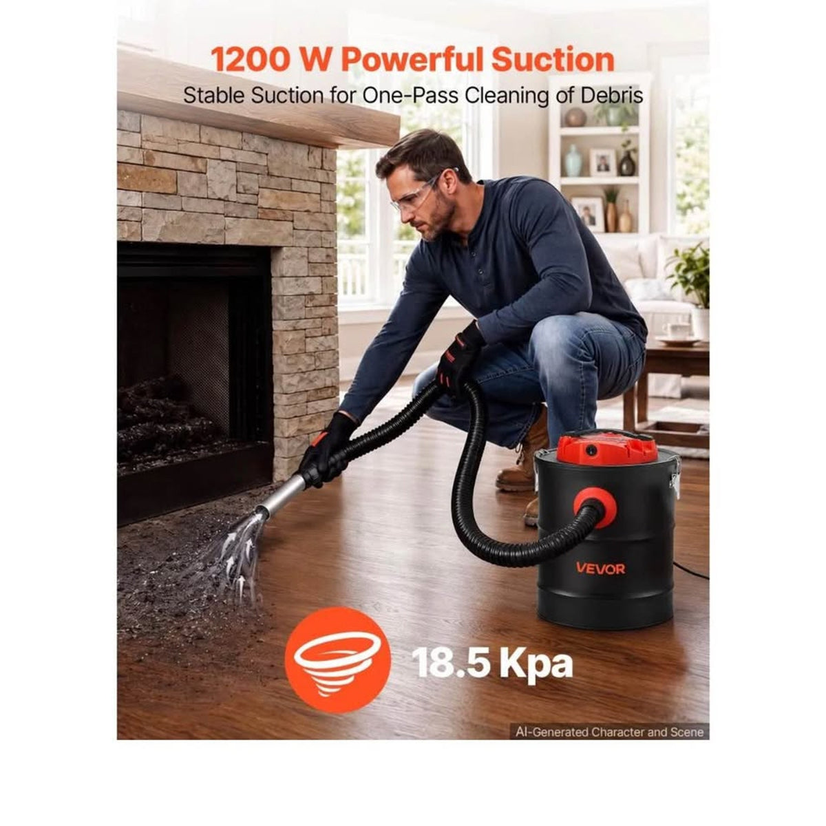VEVOR Ash Vacuum Cleaner