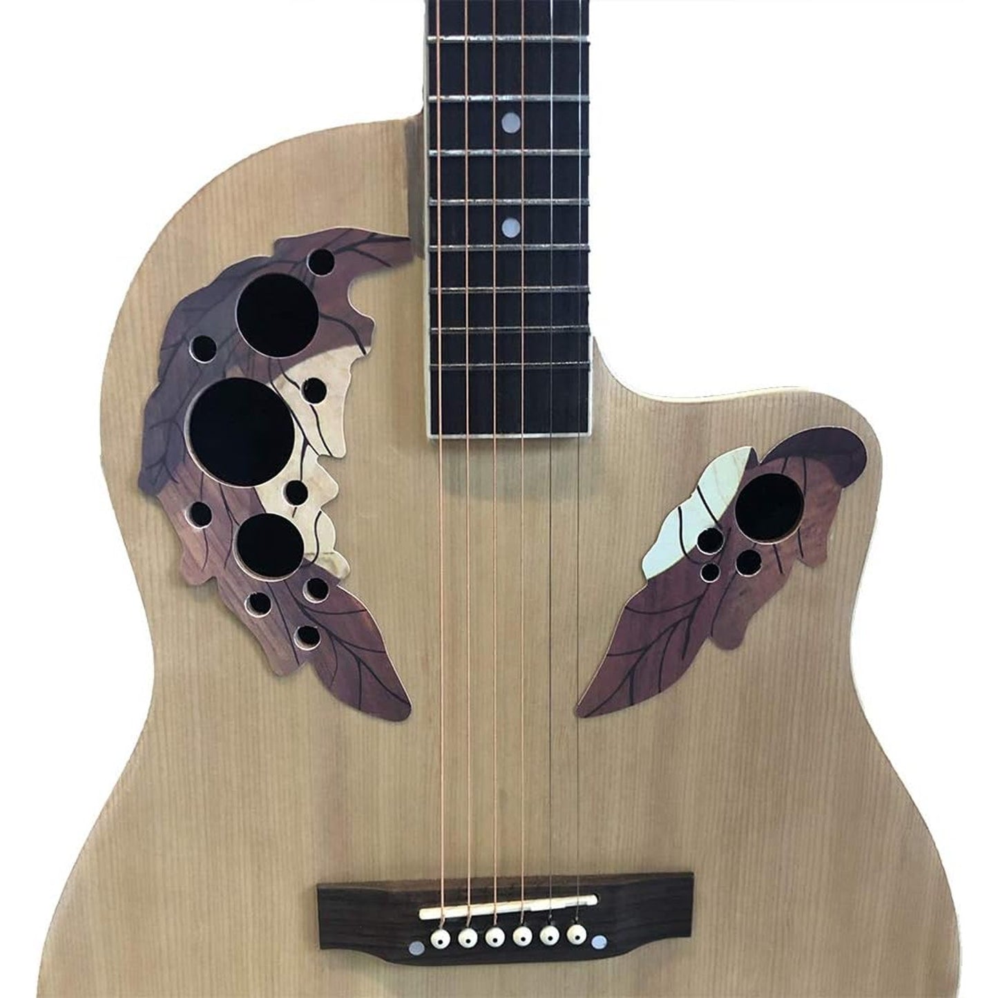 41” Cutaway Acoustic Guitar w/ Spruce Top + Carry Bag & Wrench (Brand New)