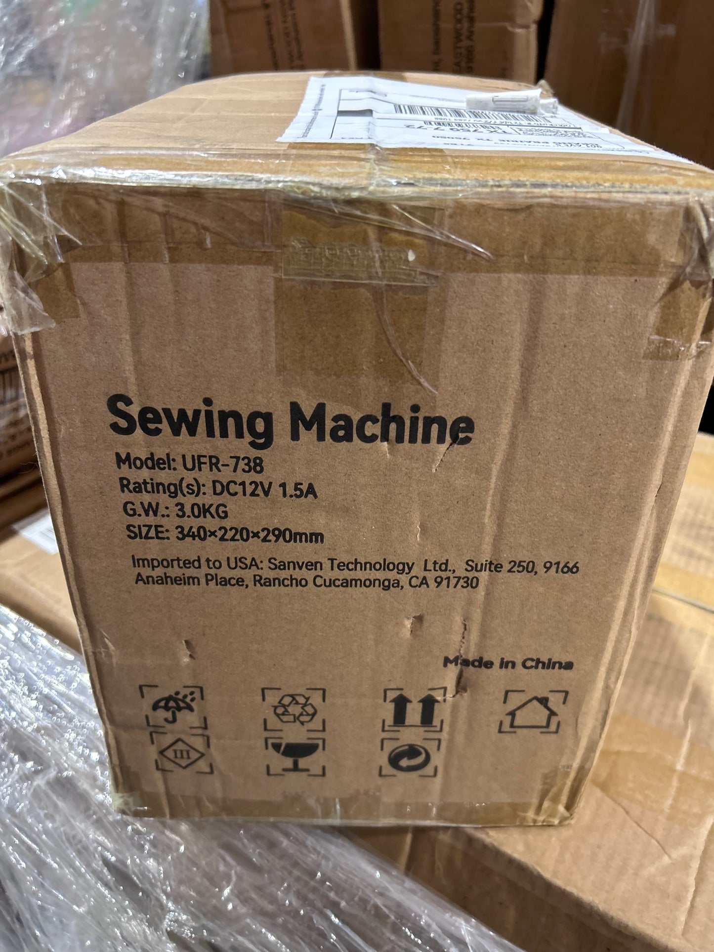 New Portable Sewing Machine 38 Built-In Stitches w/ Extension Table