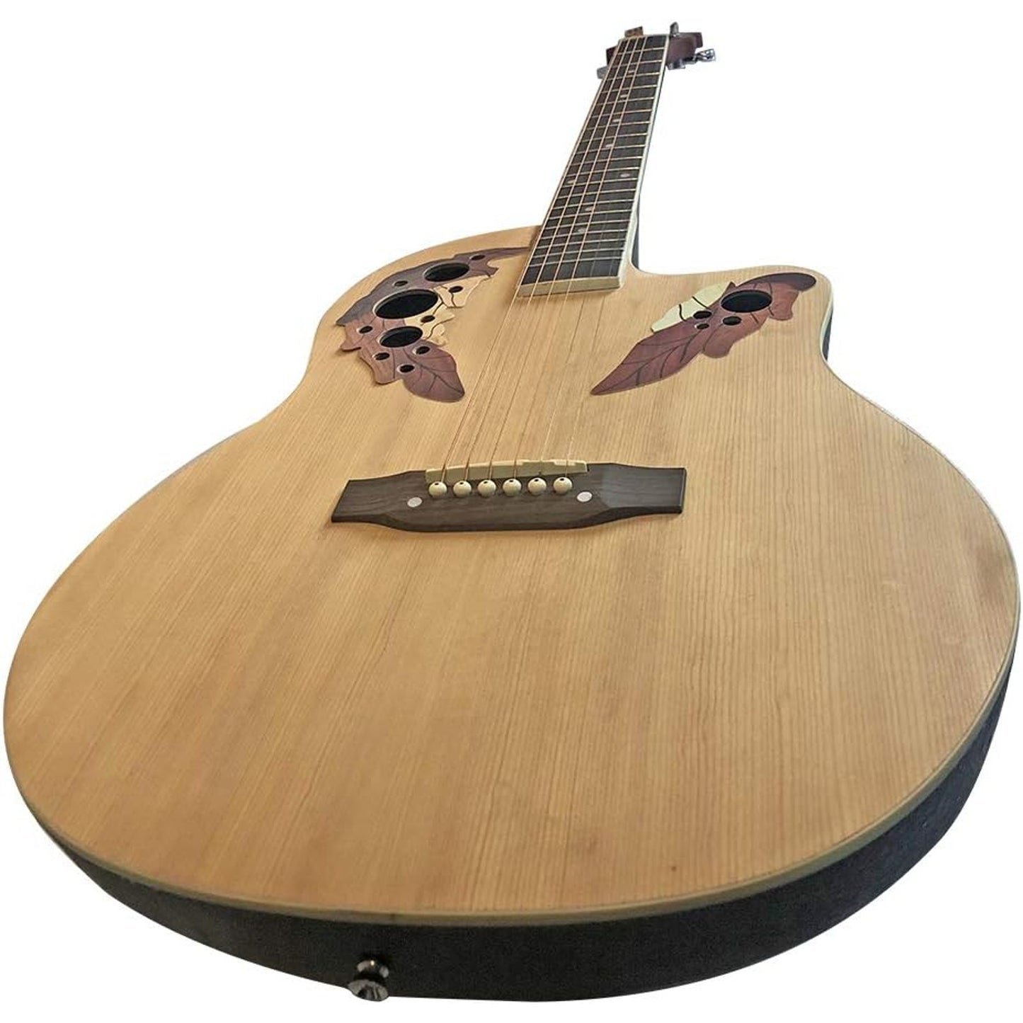 41” Cutaway Acoustic Guitar w/ Spruce Top + Carry Bag & Wrench (Brand New)